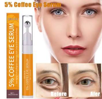 “Sérum contour des yeux au café 5% – Anti-cernes”