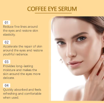 “Sérum contour des yeux au café 5% – Anti-cernes”